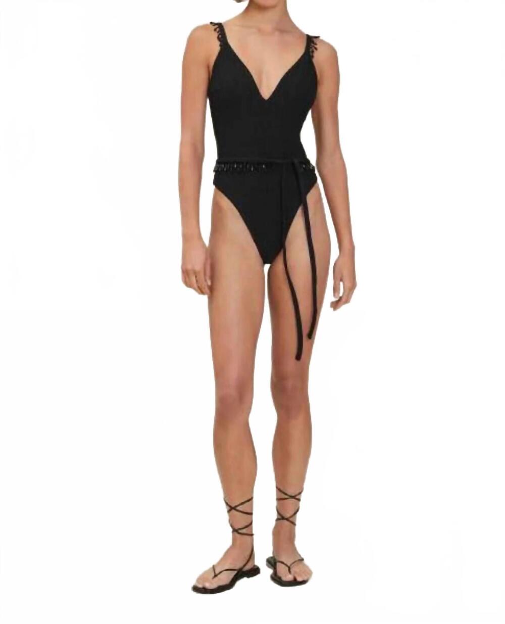 NEW DEVON WINDSOR dakota full piece bikini in black